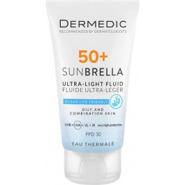Dermedic Ультралегкий захисний флюїд  Sunbrella SPF 50+ для жирної та комбінованої шкіри 40 мл (5901643177560