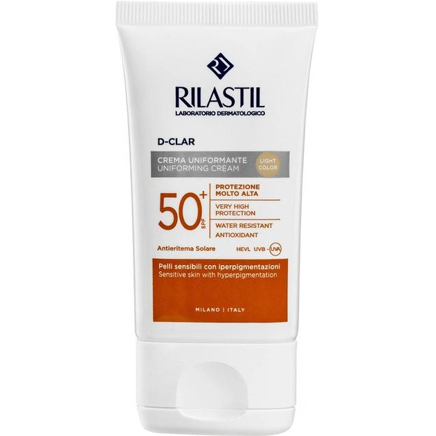 Rilastil Сонцезахисний крем  D-Clar для шкіри схильної до пігментації з SPF 50+ Світлий 40 мл (8050444859506) - зображення 1