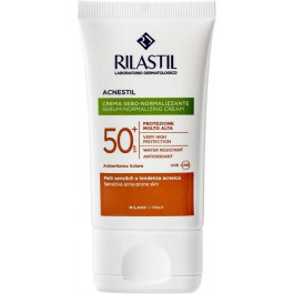 Rilastil Сонцезахисний крем  Acnestil для шкіри сильної до акне з SPF 50+ 40 мл (8050444859513)