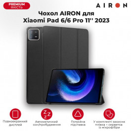 AIRON Premium для Xiaomi Pad 6/6 Pro 11" 2023 +захисна плівкка та салфетка Black (4822352781104)