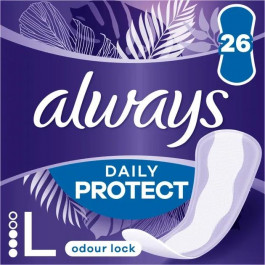 Always Щоденні прокладки  Daily Protect Long Нейтралізація запаху 26 шт.