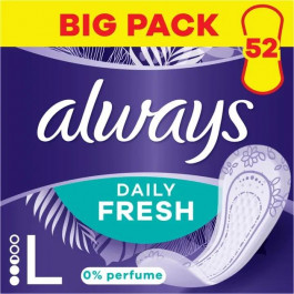 Always Щоденні прокладки  Daily Fresh Long Без запаху 52 шт.