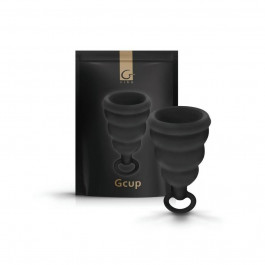 Gvibe Менструальная чаша Gcup , S, черная, 6 х 3.5 см