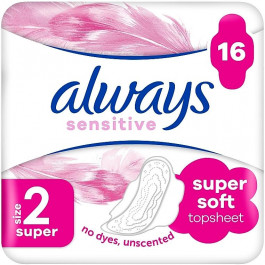 Always Прокладки гігієнічні  Ultra Sensitive Super Plus розмір 2 16шт