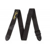 Ремінь для гітари Fender 2” Black Polyester Logo Straps Black/Yellow