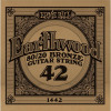 Ernie Ball Струна 1442 Earthwood 80/20 Bronze Acoustic Guitar Strings .042 - зображення 1