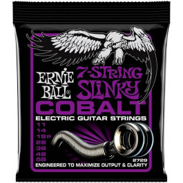 Ernie Ball P02729 7-String Cobalt Slinky Electric Guitar Strings 11/58