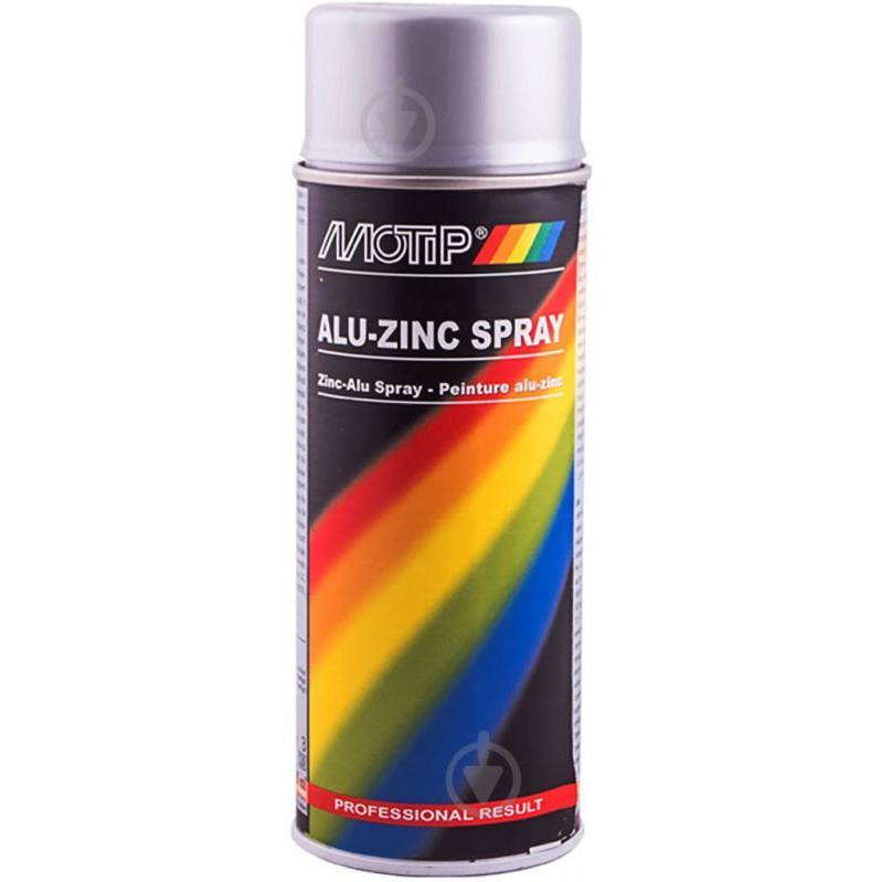 MOTIP Motip Alu Zink Spray Аэрозольный грунт алюминиево-цинковый, 400мл (04059) - зображення 1