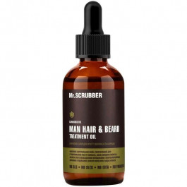 Mr. Scrubber Комплекс масел для роста волос и бороды Man Hair & Beard Treatment Oil 60 ml (4820200230481)