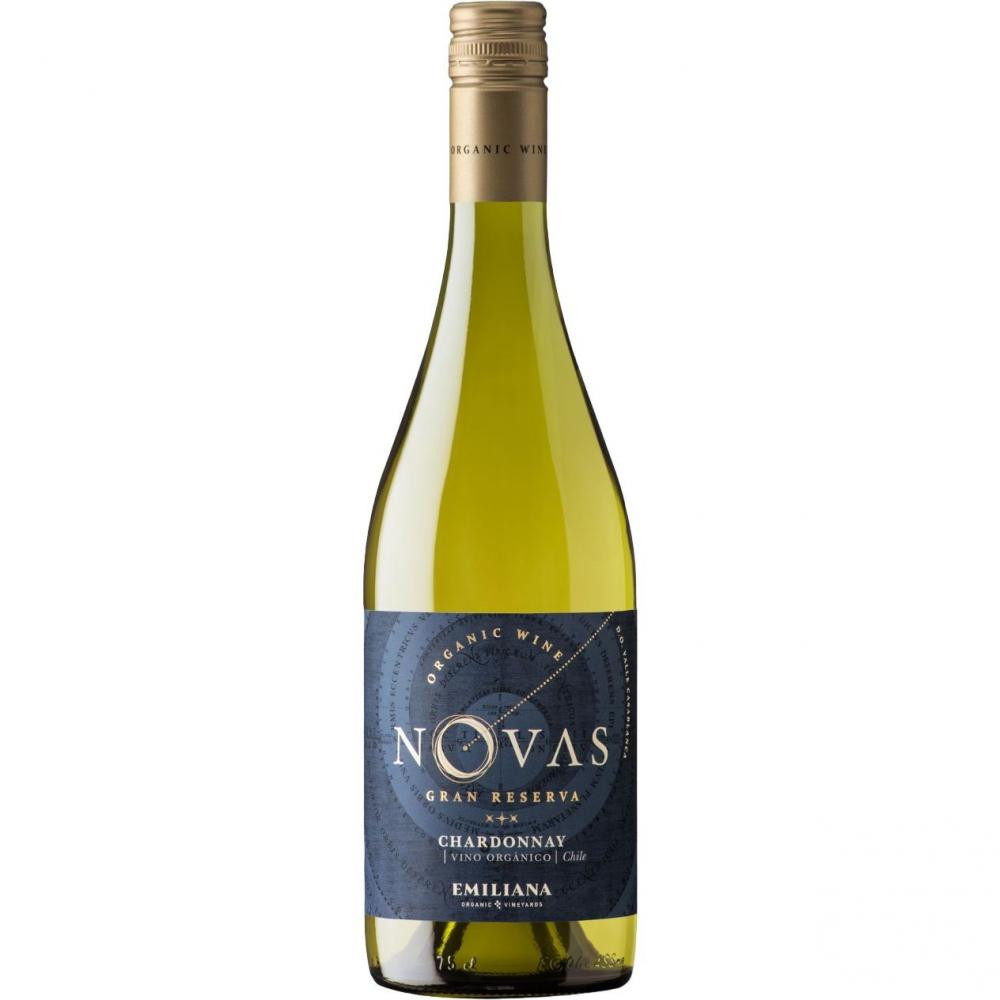 Emiliana Вино  Novas Gran Reserva Chardonnay 0,75 л сухе тихе біле (7804320120911) - зображення 1