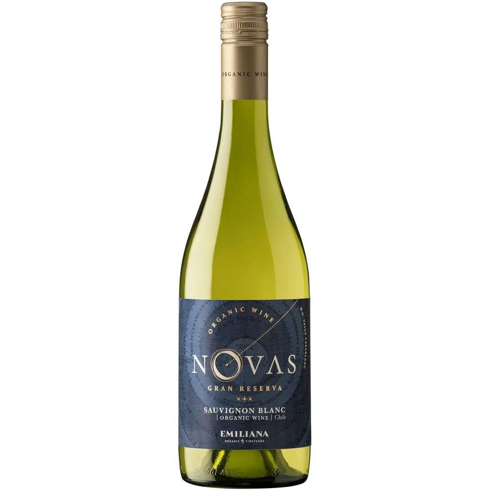 Emiliana Вино  Novas Gran Reserva Sauvignon Blanc 0,75 л сухе тихе біле (7804320150642) - зображення 1