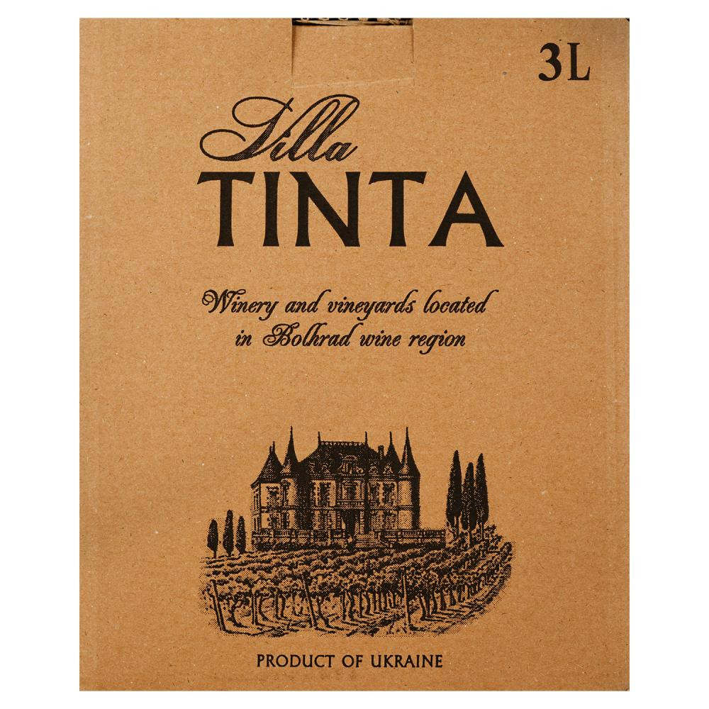 Villa Tinta Вино  3 л напівсолодке тихе червоне (4820213580078) - зображення 1