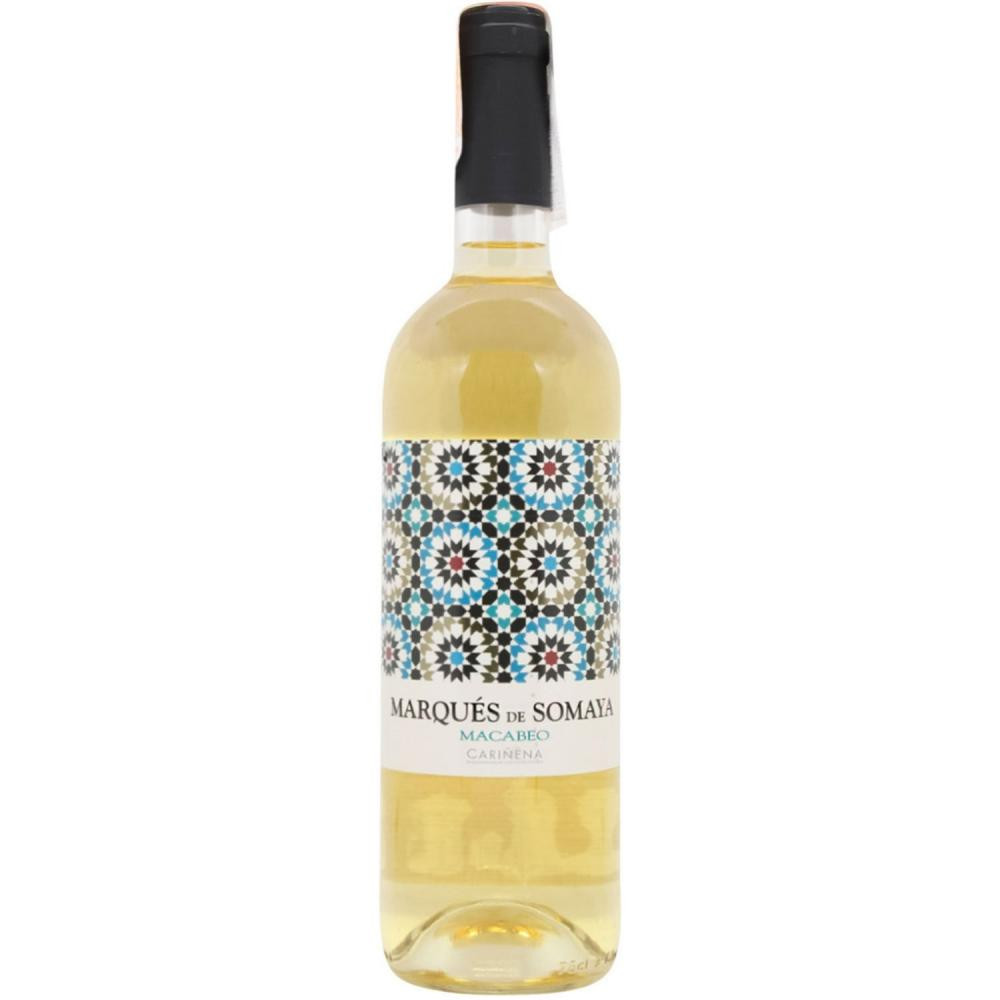 Covinca Вино  Marques de Somaya Macabeo 0,75 л сухе тихе біле (8424659102335) - зображення 1