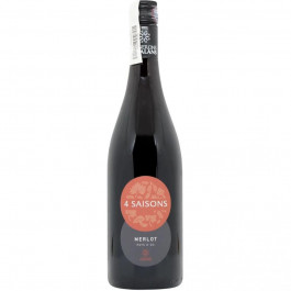Vignerons Catalans Вино  Pays d'Oc 4 Saisons Merlot 0,75 л тихе червоне (3233960011831)