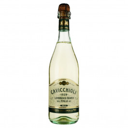 Cavicchioli Вино ігристе GIV  Lambrusco Emilia Bianco Dolce Біле напівсолодке 7.5%, 750 мл (8001900628051)