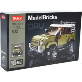 Sluban Model bricks Джип SUV зелений (M38-B1015)