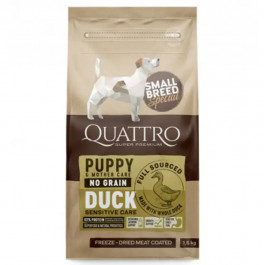 Quattro Puppy&Mother Duck Small Breed 1,5 кг (4770107253925)