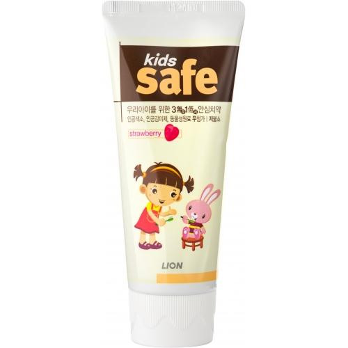 Lion Дитяча зубна паста  Kids Safe 3-12 років Полуниця, 90 г (8806325611486) - зображення 1