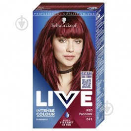 Live Фарба для волосся  Baseline 043 Сміливий червоний 65 мл