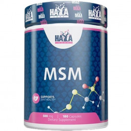 Haya Labs MSM 500 мг Метилсульфонілметан 180 капсул