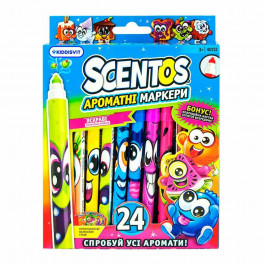 Scentos Набор ароматных маркеров для рисования Тонкая линия (40722)