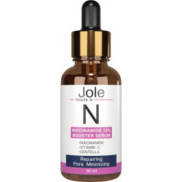 Jole Cosmetics Сыворотка-бустер для лица  Niacinamide N12 Intensive Booster Serum с ниацинамидом 12% и витамином С 