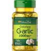 Puritan's Pride Чеснок, Odorless Garlic, без запаха, 1000 мг, 100 капсул (PTP-15531) - зображення 1