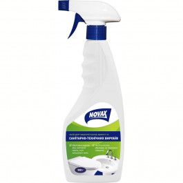 Novax Засіб  для чищення кахлю, фаянсу та санітарно-техніних виробів 0,5 л (4820267280214)