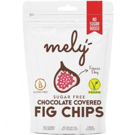 Mely Шоколадний інжир  Sugar Free Chocolate Covered Fig Chips 50 g (8682759691535)