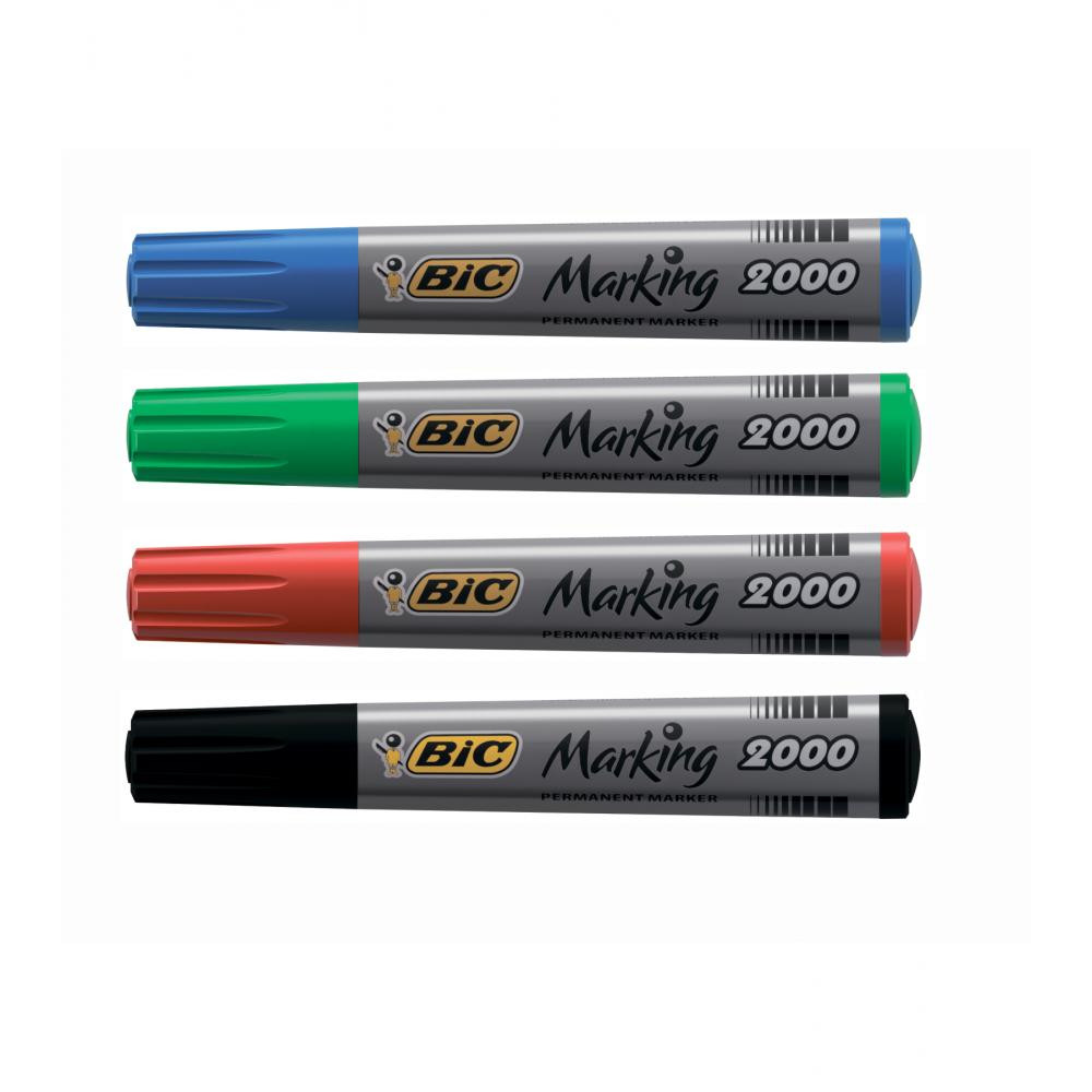 BIC Набір маркерів перманентних , 1.7 мм, 4 кольори (bc8209112) - зображення 1