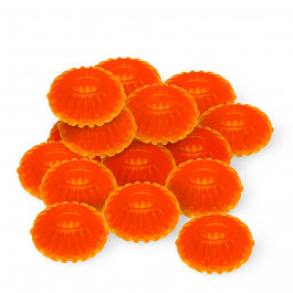 Comfy Елемент для саморобної іграшки для собак  «Create & Play» кільце помаранчеве, 30 шт. (гума) (121637)