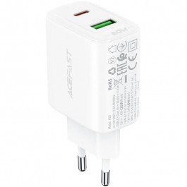 Acefast A25 Fast Charge Wall Charger PD20W White (AFA25W)