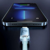 Baseus Crystal Shine Series Fast Charging Data Cable USB to Lightning 1.2m Sky Blue (CAJY001103) - зображення 6