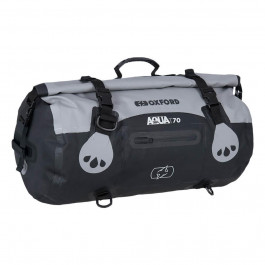 Oxford Мотосумка рулонная на хвост  Aqua T-70 Roll Bag Black (OL453)