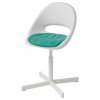 IKEA PYNTEN Подушка для офісного крісла, бірюза, 33х32 см (905.388.26) - зображення 5