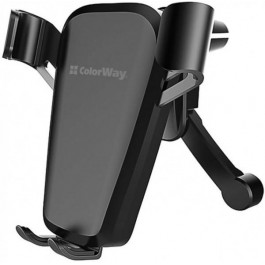 ColorWay Soft Touch Gravity Holder Black (CW-CHG03-BK)
