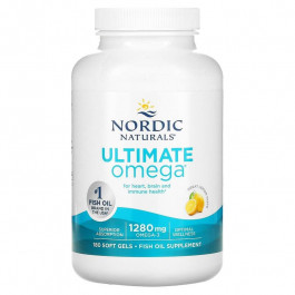   Nordic Naturals БАД Риб&#039;ячий жир в капсулах, Ultimate Omega, , лимонний смак, 1280мг, 180 капсул