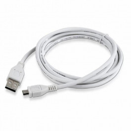 Cablexpert USB 2.0 AM to Micro 5P 1.8m White (CCP-mUSB2-AMBM-6-W)
