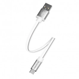 ColorWay USB2.0 AM/CM White 0.25m (CW-CBUC001-WH)