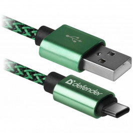 Defender USB09-03T Pro Green 1m (87816)