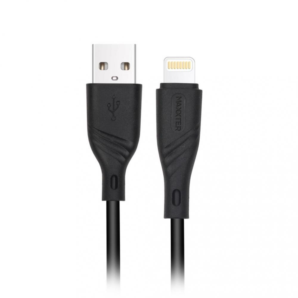 Maxxter USB 2.0 AM to Lightning 1.0m (UB-L-USB-02-1m) - зображення 1