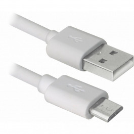Defender USB08-10BH USB AM-MicroBM white (87468)