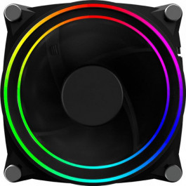 GameMax Big Bowl Vortex RGB Dual Ring Black (GMX-12-DBB)