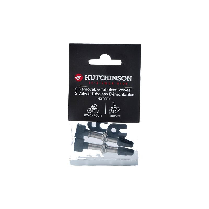 Hutchinson Ниппеля  на бескамерку LOT DE 2 VALVES TUBELESS 42 MM 2019 - зображення 1