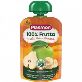 Plasmon Пюре Яблуко, груша, банан 100 г (1136124)