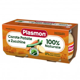 Plasmon Пюре Морква, картопля, цукіні 80 гх2 шт (1136110)