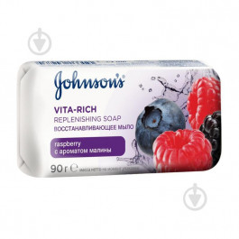Johnson's Мыло  Body Care Vita Rich смягчающее с экстрактом папайи 90 г