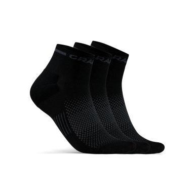 Craft Core Dry Mid Sock 3-Pack Black - зображення 1