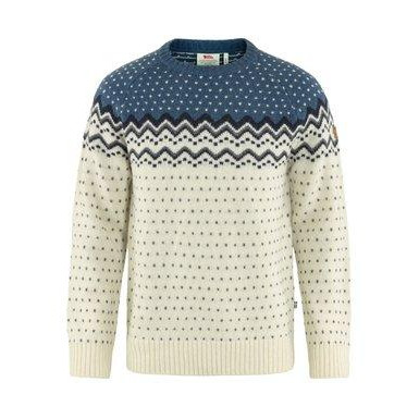 Fjallraven Ovik Knit Sweater M XL Chalk White/Indigo Blue - зображення 1