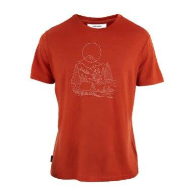 Icebreaker 150 Tech Lite III SS Tee Sunset Camp MEN M MOLTEN - зображення 1